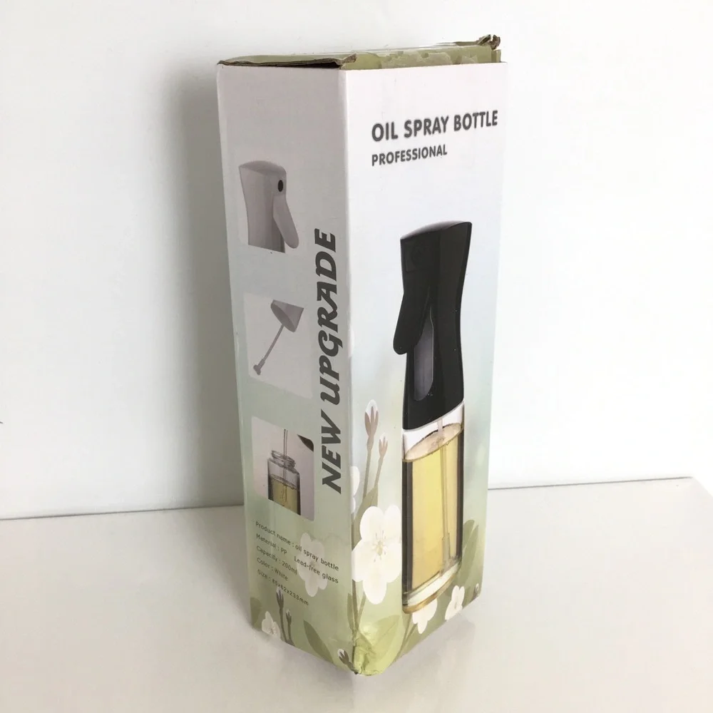 Professional Oil Sprayer for‎ Cooking, Olive Oil Mister, Glass Spray Bottle NEW